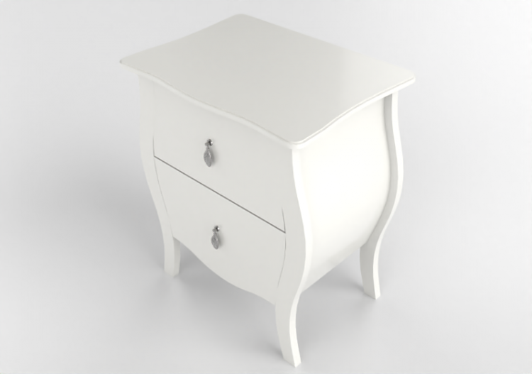 Lits 3D - Table de nuit en bois laqué - Wood Prime - ACCA...