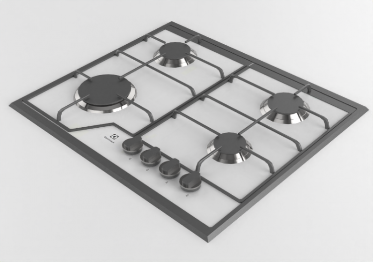 Elettrodomestici 3D - Piano cottura a gas - Electrolux -...