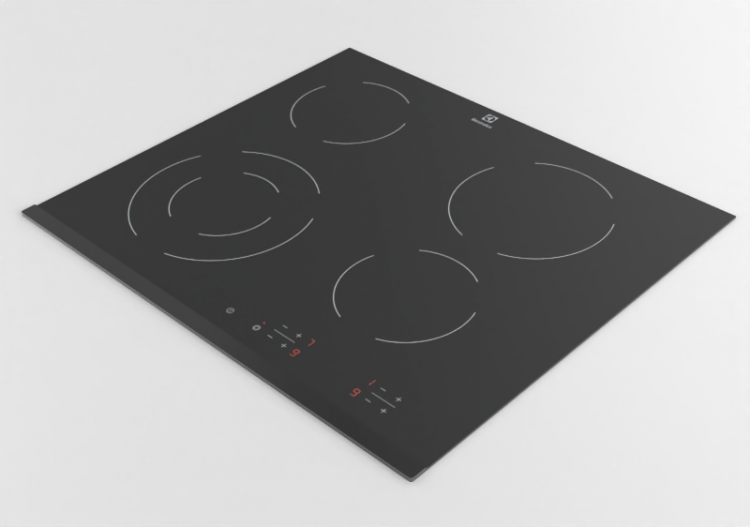Electrodomésticos 3D - Placa de cocina a inducción -...