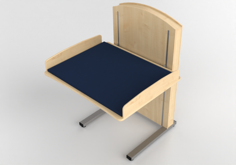 BIM Objects Free Download! 3D Accessories Adjustable changing table Jeltec Lyfta...