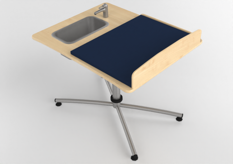 Accessoires 3D - Table à langer avec lavabo - Jeltec -...