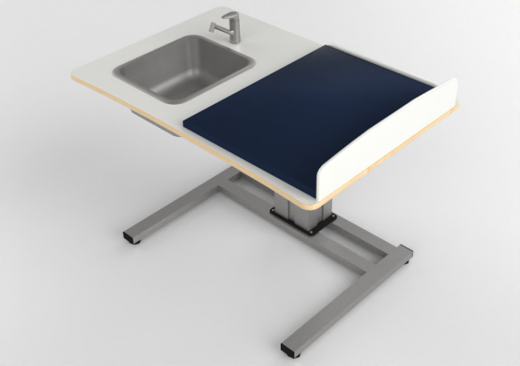 Acessórios 3D - Banheiro com trocador - Jeltec - Elin 120V...