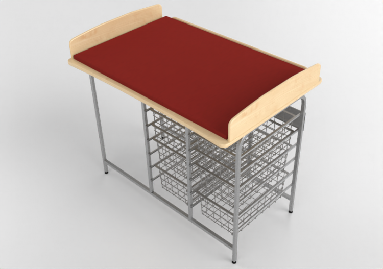 Accessoires 3D - Table à langer - Jeltec - Fast 120 - ACCA...