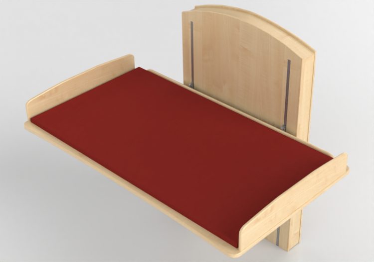 BIM Objects Free Download! 3D Accessories Adjustable changing table