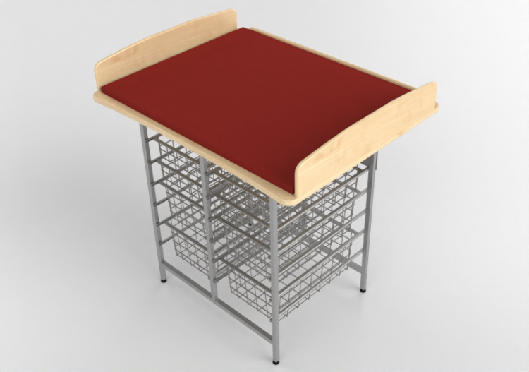 Accessoires 3D - Table à langer - Jeltec - Fast 100 - ACCA...