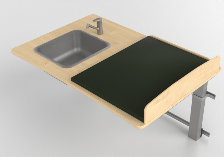 配饰 - Changing table with washbasin - Jeltec - Elit Vagg...