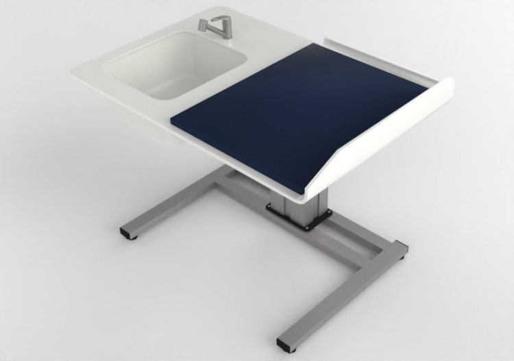 Accessori 3D - Fasciatoio con lavabo - Jeltec - Elin 120V -...
