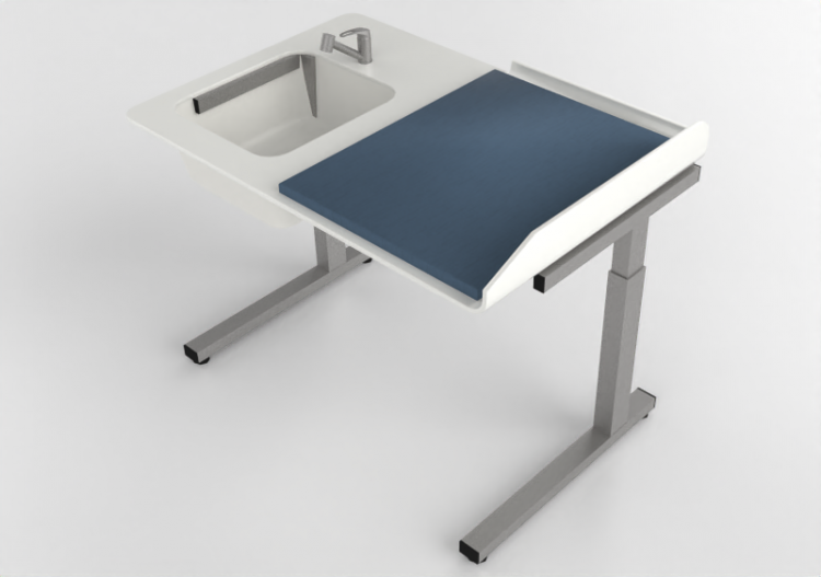 Accesorios 3D - Cambiador con lavabo - Jeltec - Elit 120V -...