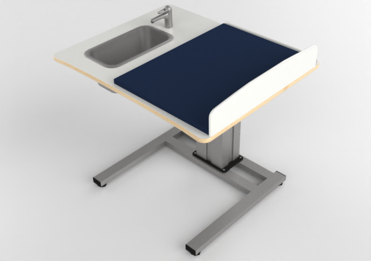 Acessórios 3D - Banheiro com trocador - Jeltec - Elin 100V...