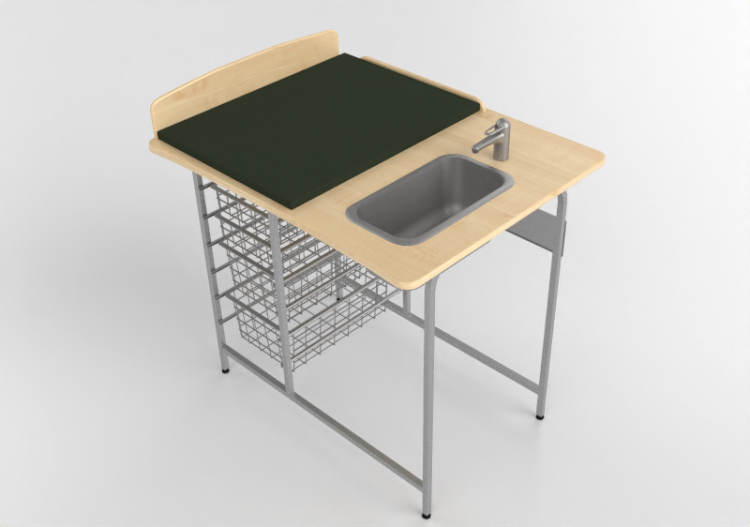 Acessórios 3D - Banheiro com trocador - Jeltec - Fast 100H...