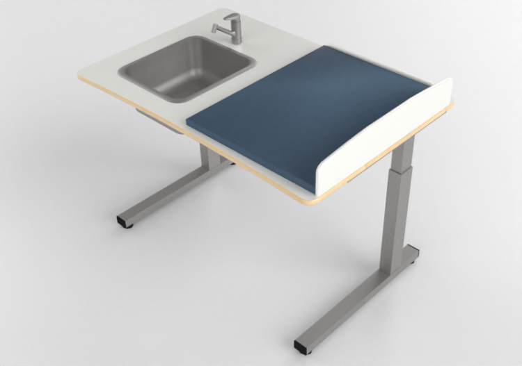 Accesorios 3D - Cambiador con lavabo - Jeltec - Elit 120V -...