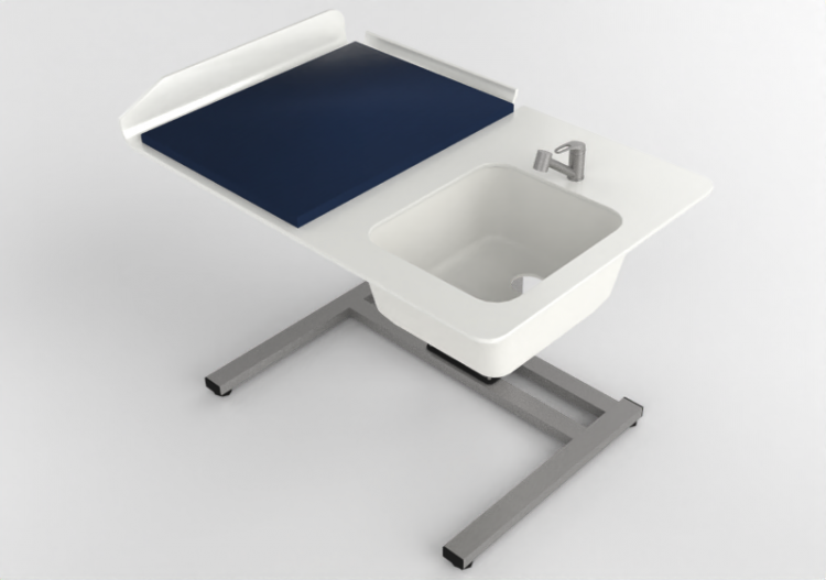 3D Accessories - Changing table with washbasin - Jeltec -...