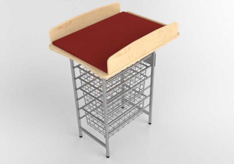 Accessoires 3D - Table à langer - Jeltec - Fast 60 - ACCA...