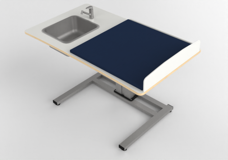 Acessórios 3D - Banheiro com trocador - Jeltec - Elin 140V...