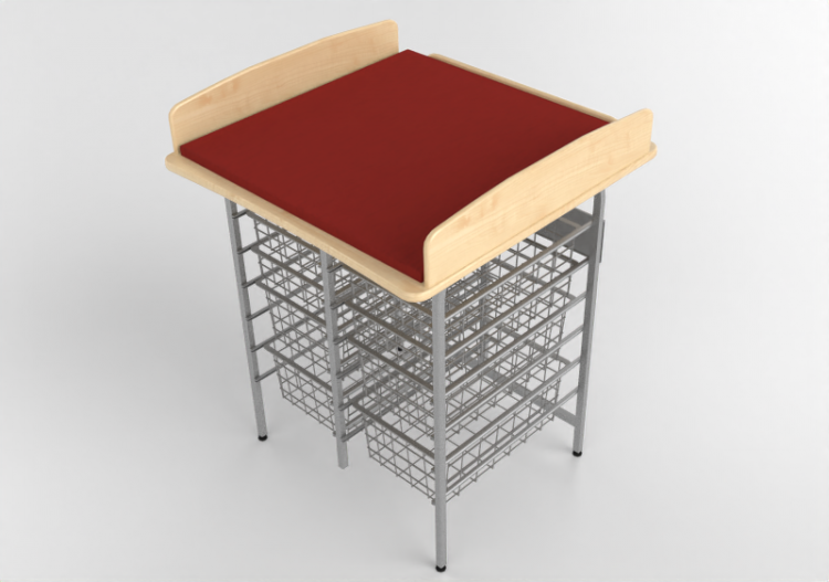 Accessoires 3D - Table à langer - Jeltec - Fast 80 - ACCA...