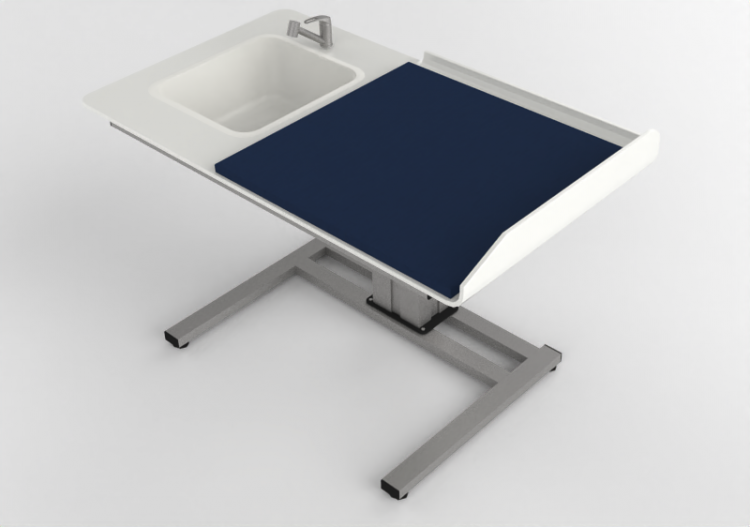 Accessori 3D - Fasciatoio con lavabo - Jeltec - Elin 140V -...