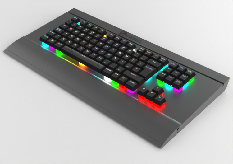 Computers and Mobile phones 3D - Gaming keyboard Corsair -...