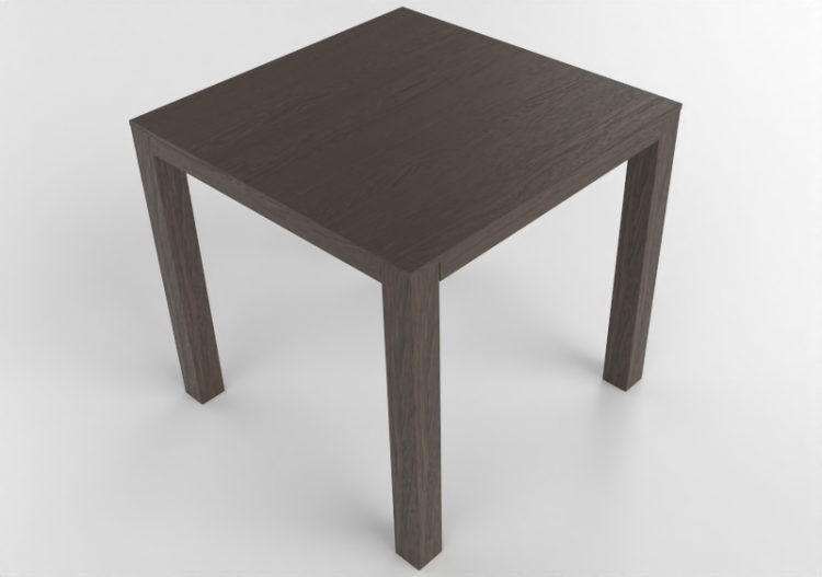 3D Tables - Square table in wood - Bespoke - 27804 - EG27 -...