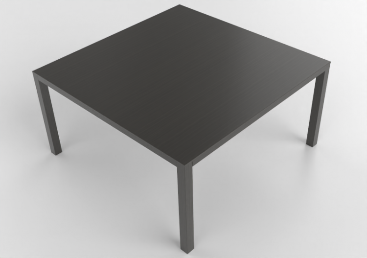 Mesas 3D - Mesa cuadrada de madera - Bespoke - 27844 - E535...