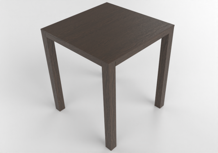 Mesas 3D - Mesa quadrada de madeira - Bespoke - 27804 -...