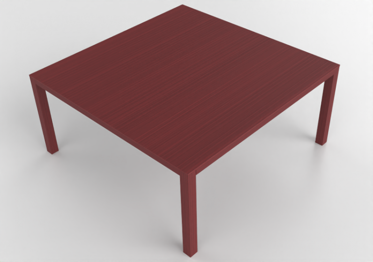 Mesas 3D - Mesa cuadrada de madera - Bespoke - 27844 - EQ28...