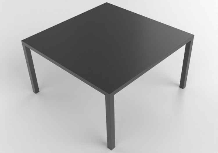 3D Tables - Square table in wood - Bespoke - 27844 - E545 -...
