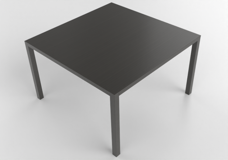 3D Tables - Square table in wood - Bespoke - 27844 - E555 -...