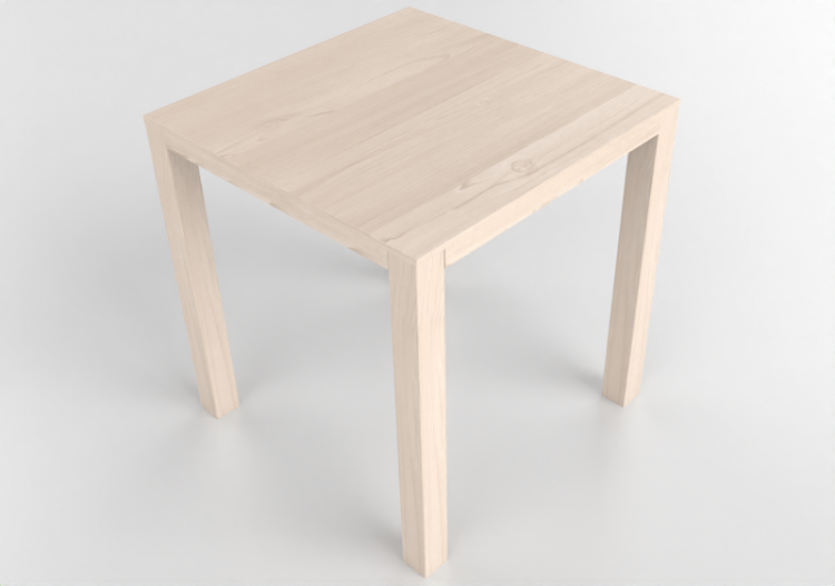 Tavoli 3D - Tavolo quadrato in legno - Bespoke - 27804 -...