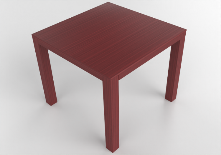 Mesas 3D - Mesa cuadrada de madera - Bespoke - 27804 - EQ18...