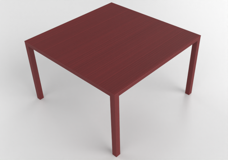 3D Tables - Square table in wood - Bespoke - 27844 - EQ58 -...