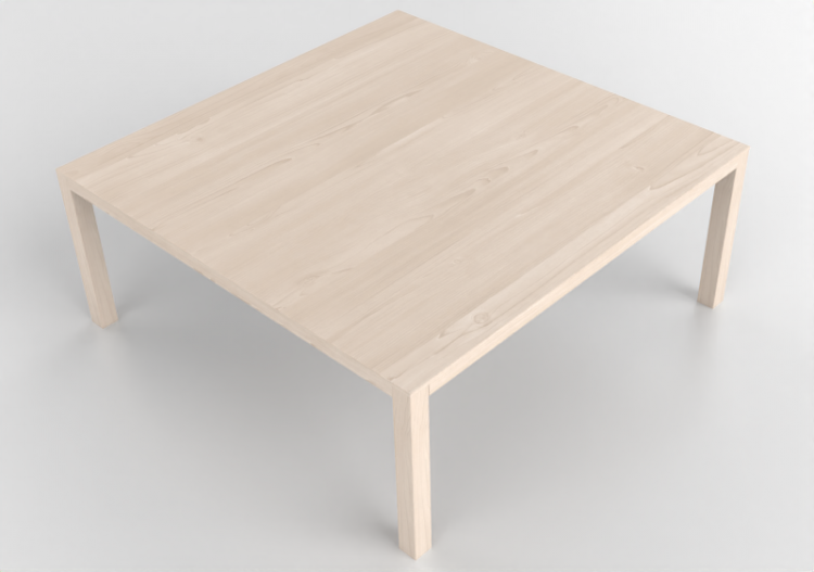 3D Tables - Square table in wood - Bespoke - 27844 - E313 -...