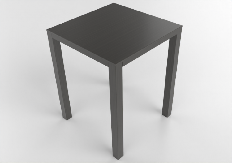 3D Tables - Square table in wood - Bespoke - 27804 - E555 -...