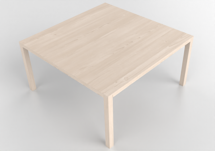 3D Tables - Square table in wood - Bespoke - 27844 - E333 -...