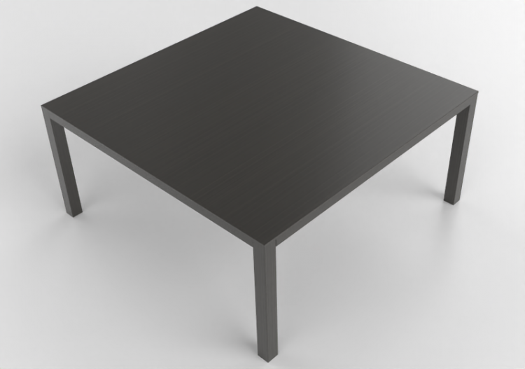 3D Tables - Square table in wood - Bespoke - 27844 - E525 -...