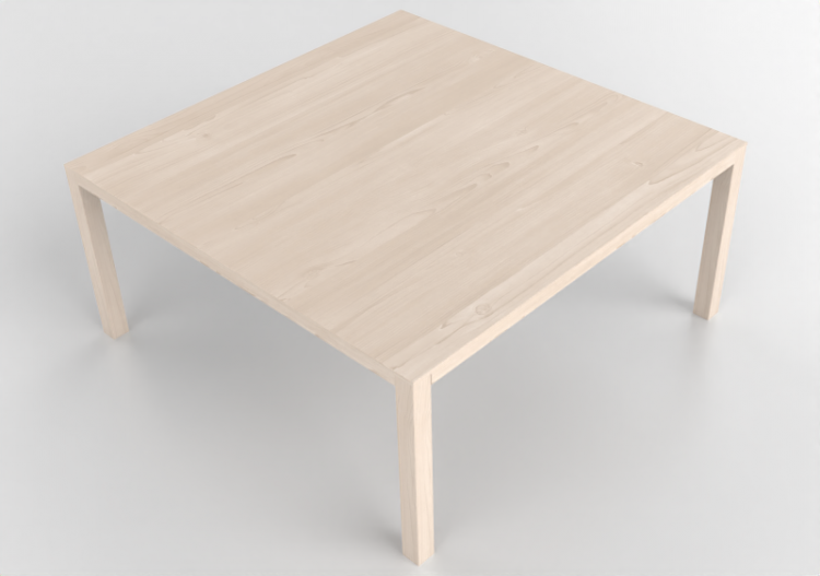 3D Tables - Square table in wood - Bespoke - 27844 - E323 -...