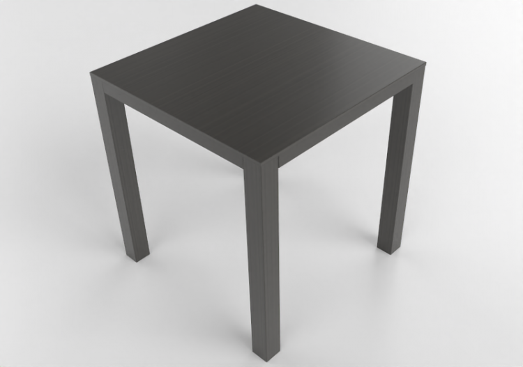 Mesas 3D - Mesa quadrada de madeira - Bespoke - 27804 -...