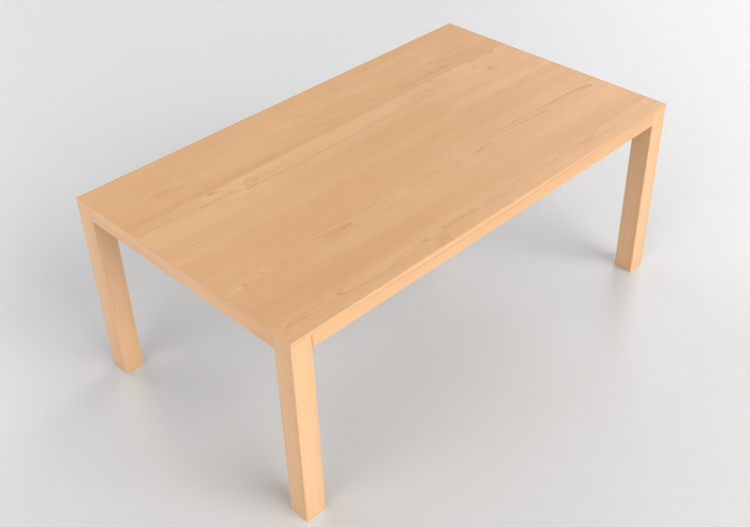3D Tables - Rectangular table in wood - Bespoke - 27824 -...