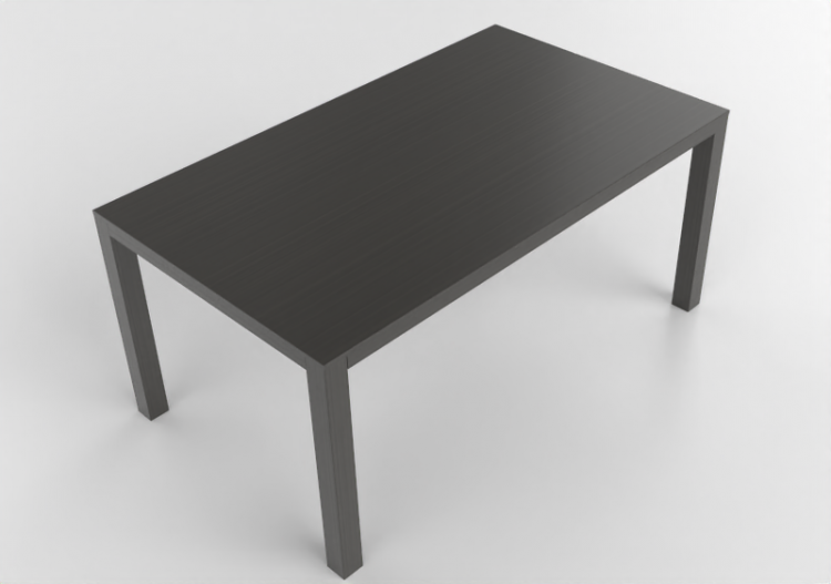 Mesas 3D - Mesa retangular de madeira - Bespoke - 27824 -...