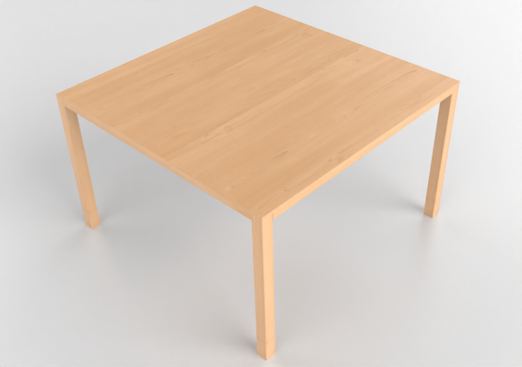 3D Tables - Square table in wood - Bespoke - 27844 - EM56 -...