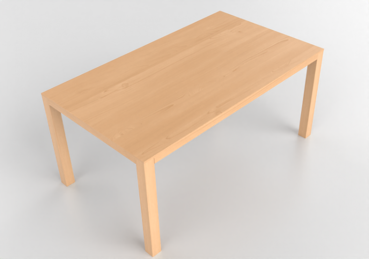 Mesas 3D - Mesa retangular de madeira - Bespoke - 27824 -...