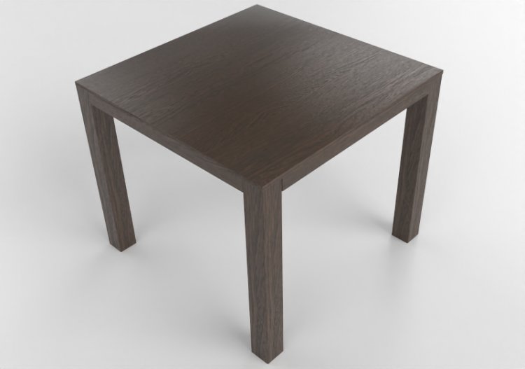 3D Tables - Square table in wood - Bespoke - 27804 - EG17 -...