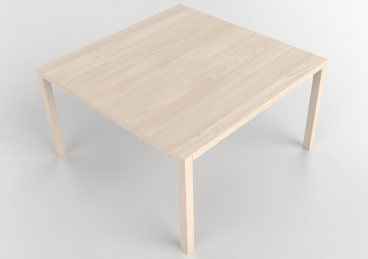Tavoli 3D - Tavolo quadrato in legno - Bespoke - 27844 -...
