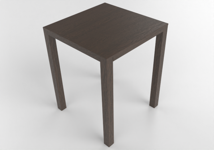 3D Tables - Square table in wood - Bespoke - 27804 - EG57 -...