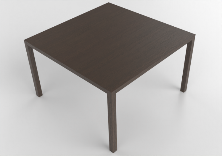 3D Tisch - Quadratischer Tisch aus Holz - Bespoke - 27844 -...