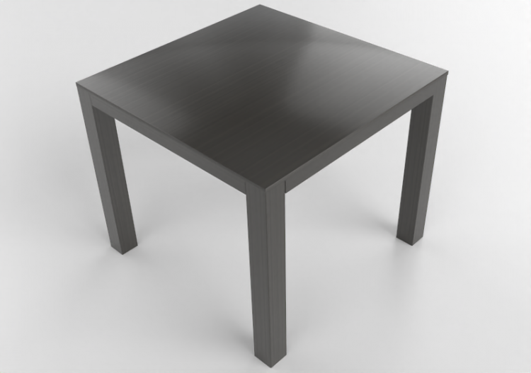 3D Tables - Square table in wood - Bespoke - 27804 - E515 -...