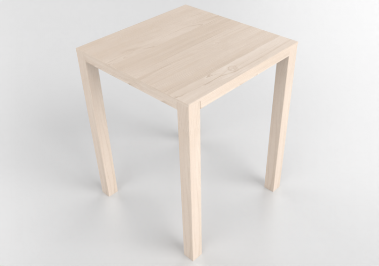 3D Tables - Square table in wood - Bespoke - 27804 - E353 -...