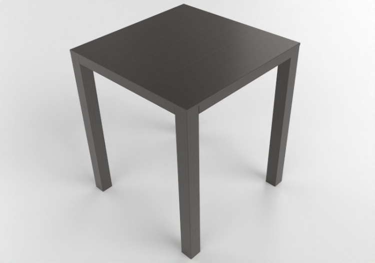 3D Tables - Square table in wood - Bespoke - 27804 - E545 -...