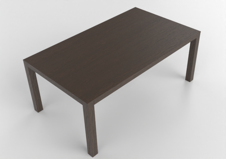 3D Tables - Rectangular table in wood - Bespoke - 27824 -...