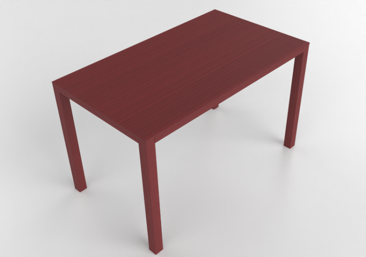 3D Tables - Rectangular table in wood - Bespoke - 27824 -...