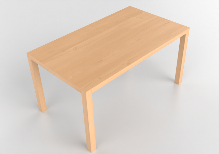 3D Tables - Rectangular table in wood - Bespoke - 27824 -...